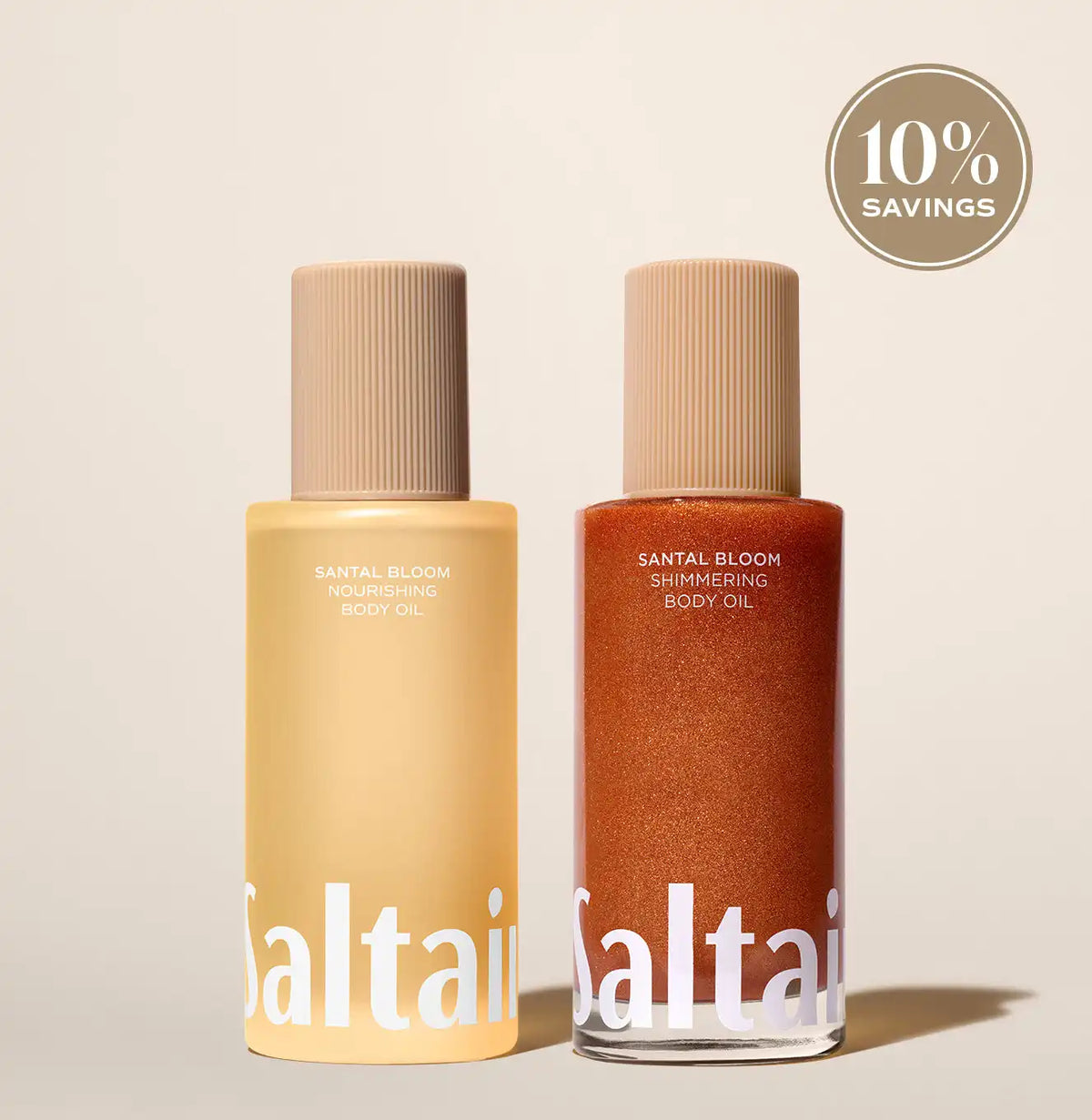 Santal Bloom Shimmer + Glow Body Oil Duo